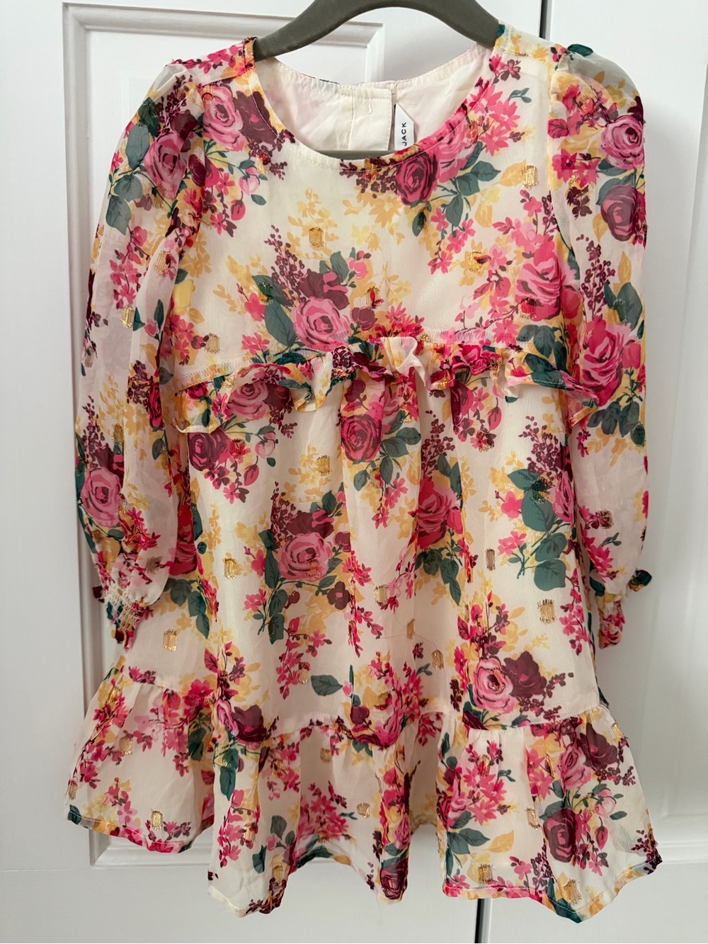 Janie and Jack floral dress size 3